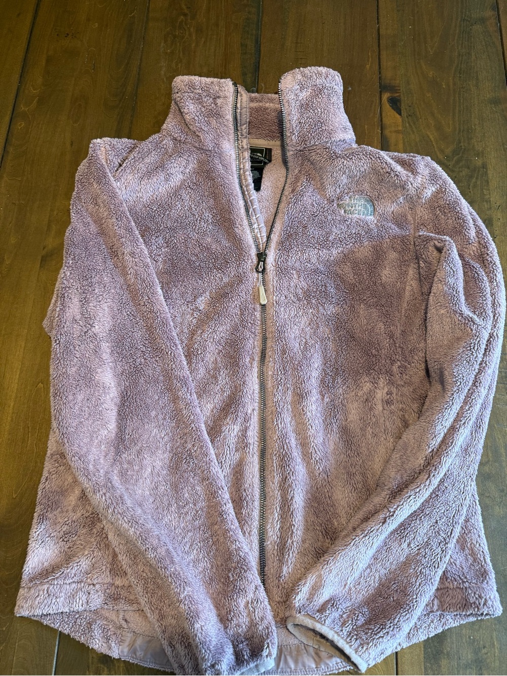 The North Face Women’s Lavender Plush Full-Zip Teddy Jacket